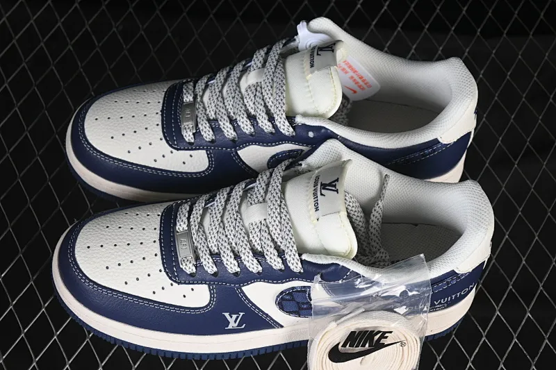 All categories Nk Air Force 1 Air Force series Nk Air Force 1 Low Air Force low-top Nike Air Force 1'07 Low LV joint navy blue cashew flower Air Force 1 low-top casual sneakers JP8028-009